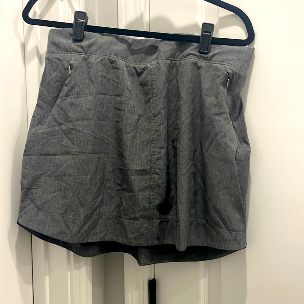 Grey Active Skort